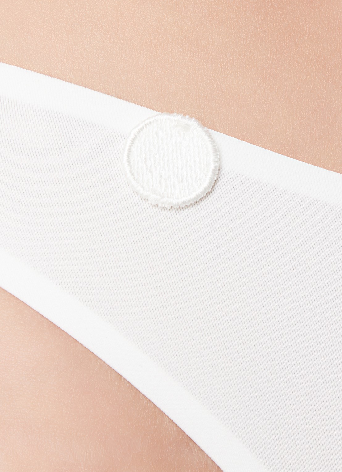 Marie Jo Tom string met borduring - detail 8 wit