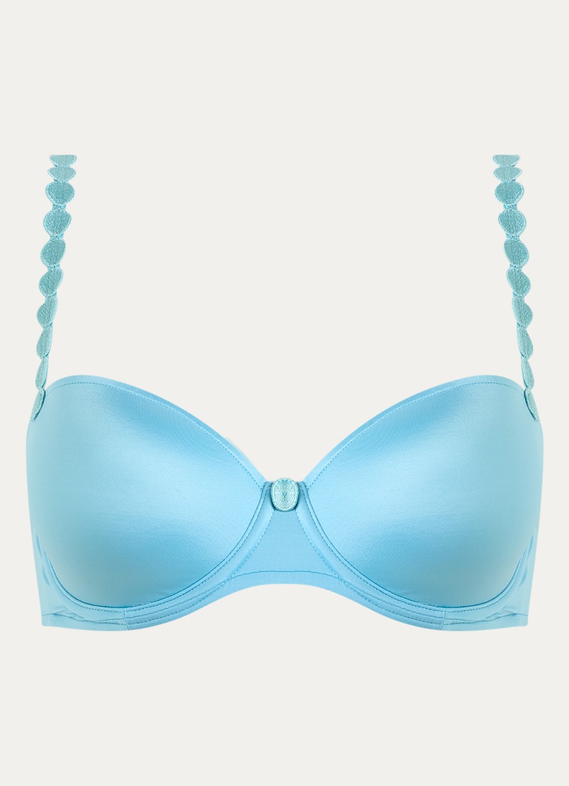 Marie Jo Tom voorgevormde balconette bh met beugel - voorkant 5 blauw