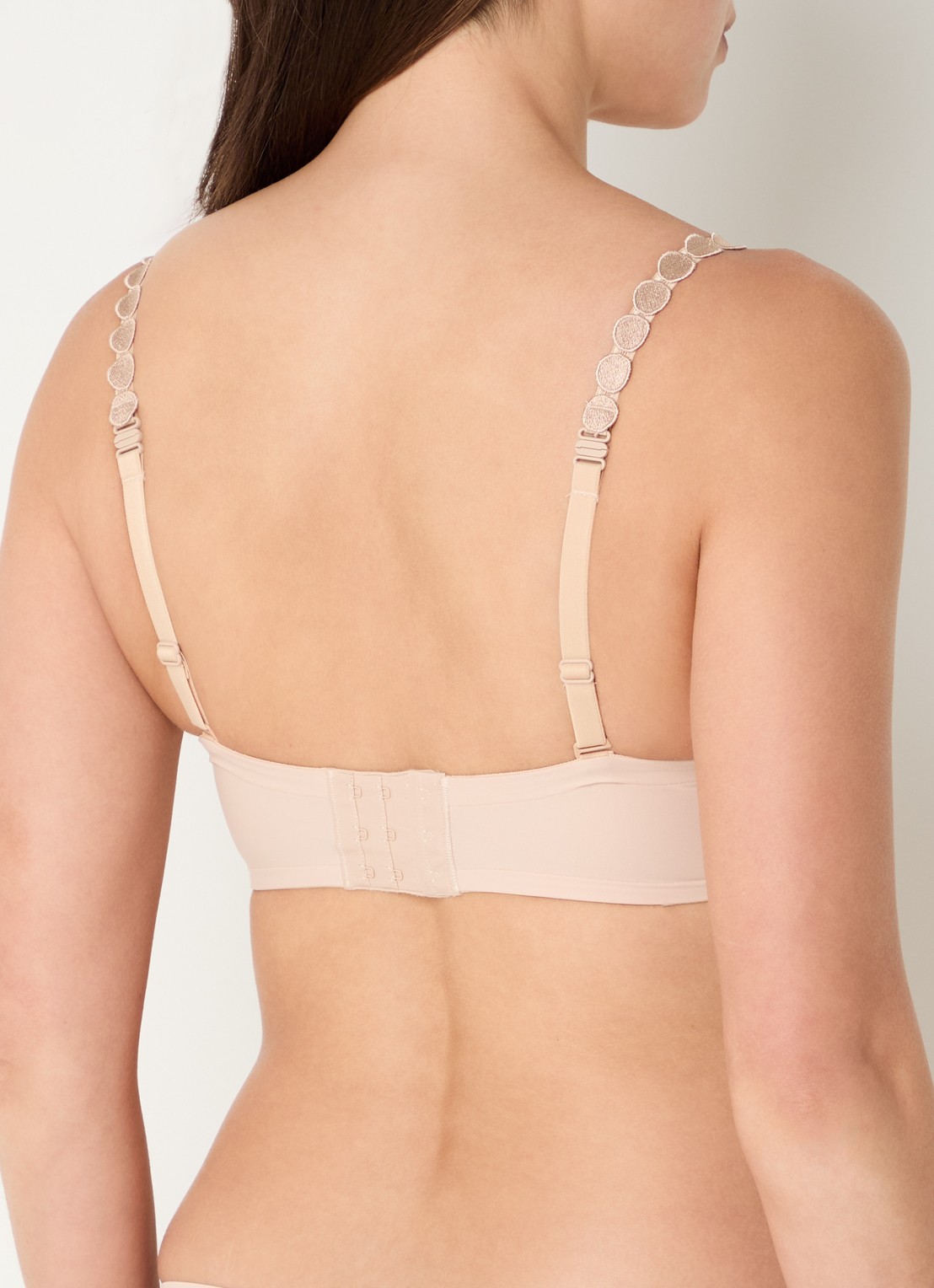 Marie Jo Tom voorgevormde beugel bh met borduring - achterkant 11 beige