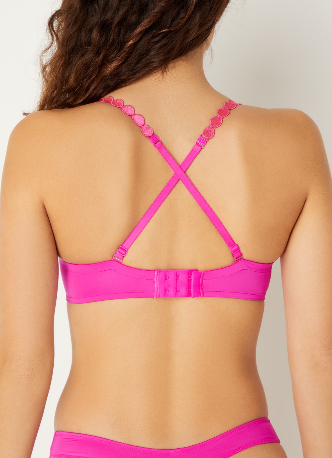 Marie Jo Tom voorgevormde bh - hartvorm - detail 2 fuchsia