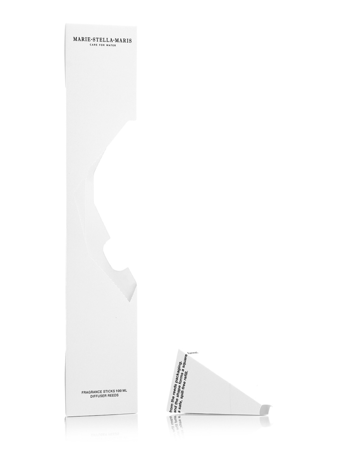 Marie-Stella-Maris geurstokjes navulling voor 100 ml  - achterkant 3 wit