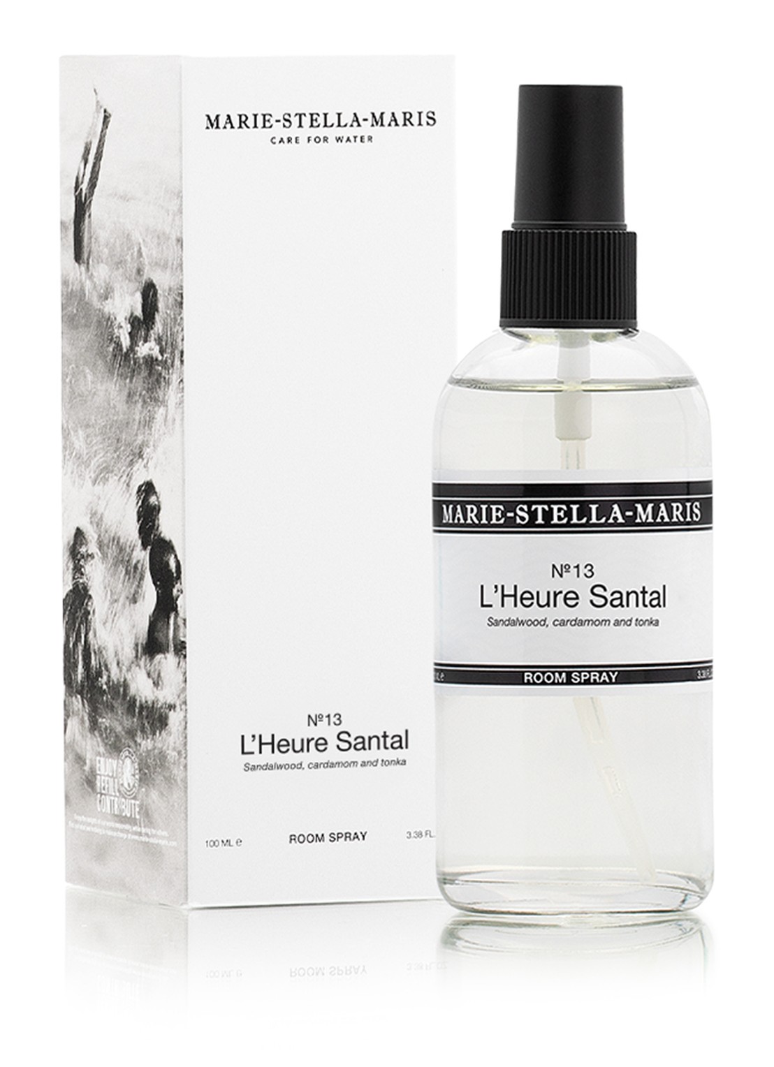 Marie-Stella-Maris L'Heure Santal geurspray 100 ml - detail transparant