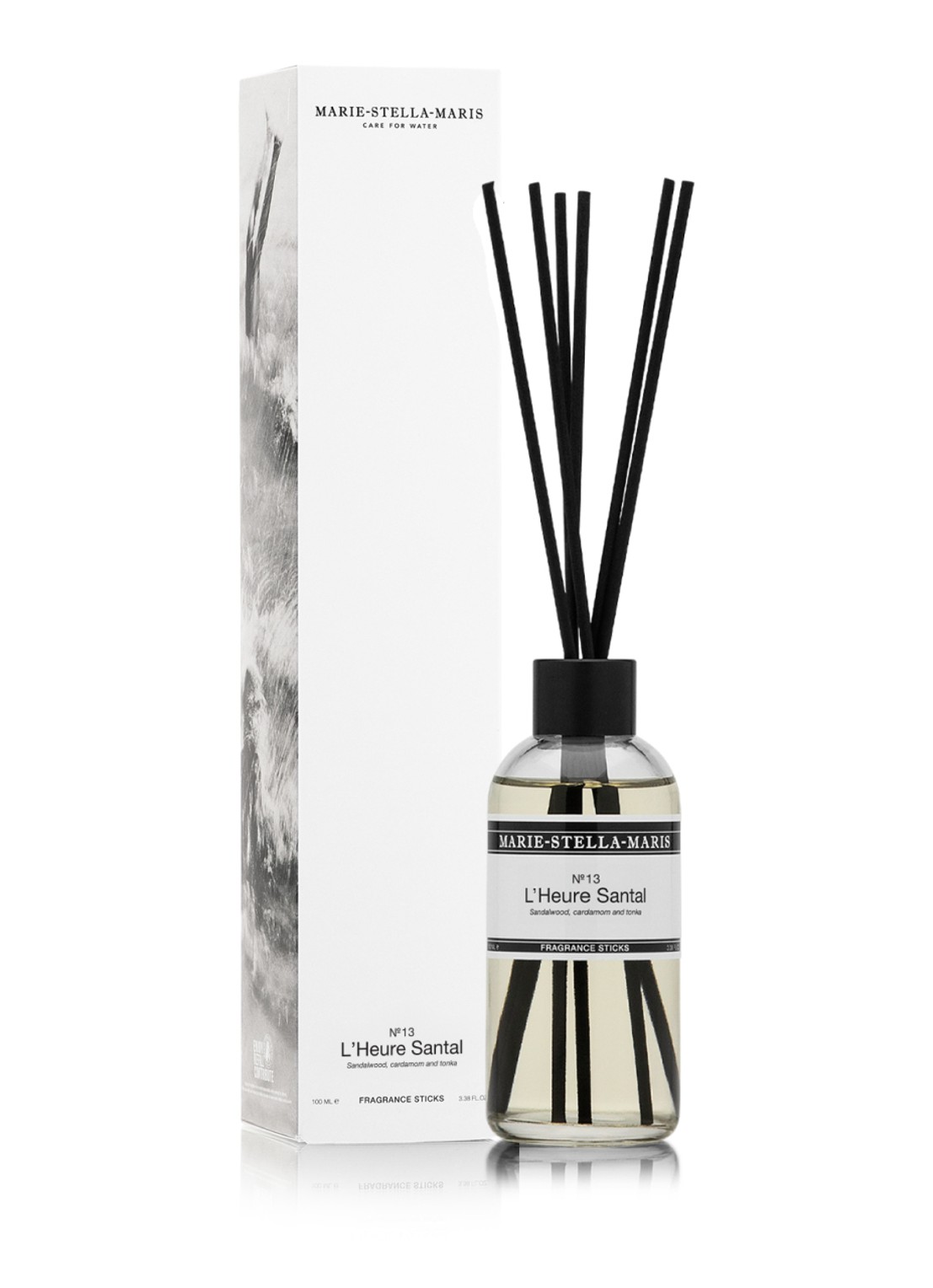 Marie-Stella-Maris L'Heure Santal geurstokjes 100 ml - detail 4 transparant