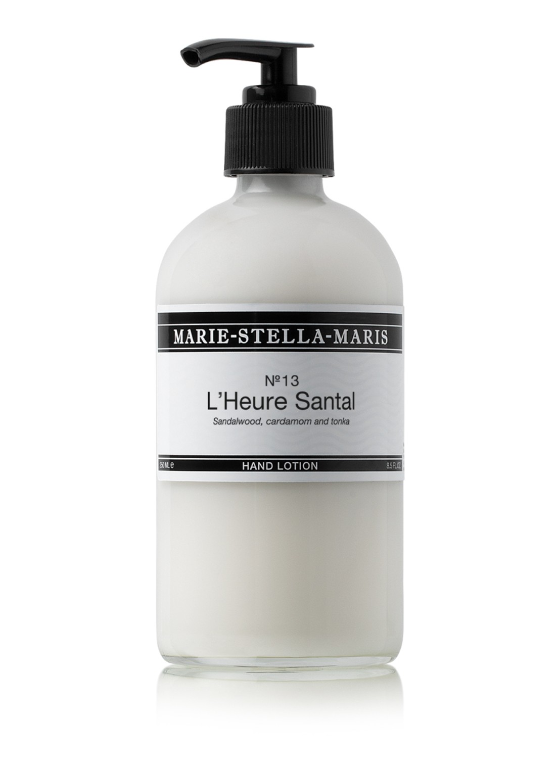 Marie-Stella-Maris L'Heure Santal handcreme 250 ml - voorkant 3 transparant