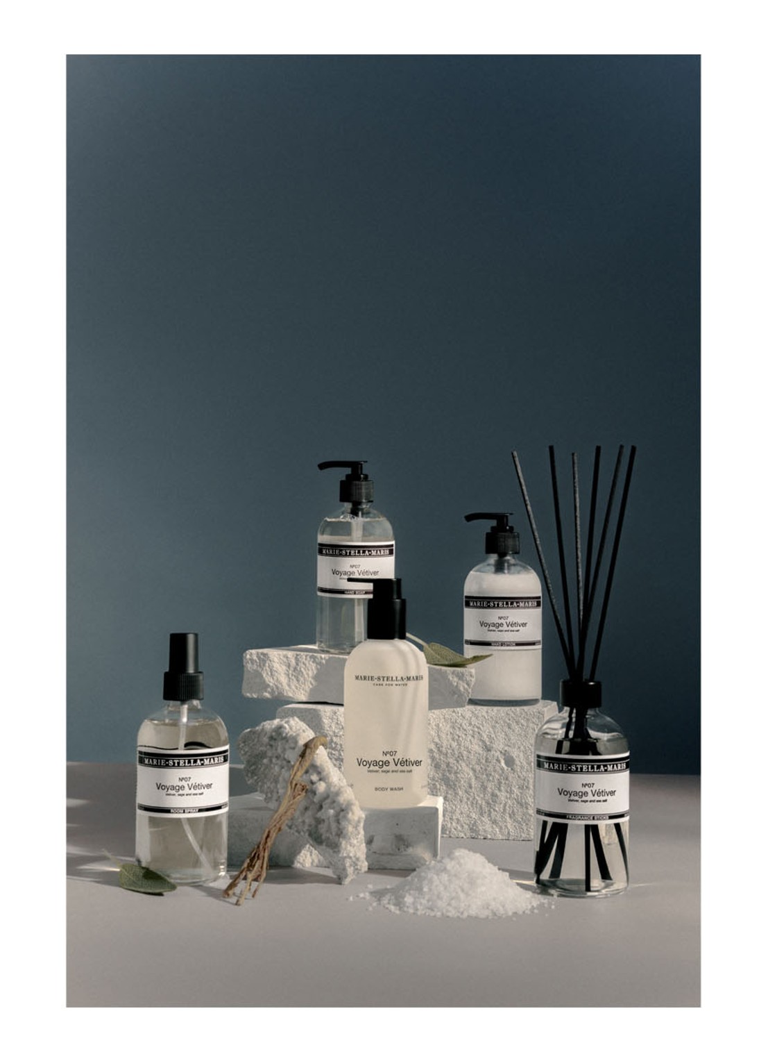 Marie-Stella-Maris No.07 Voyage Vétiver geurstokjes 250 ml - detail 2 wit