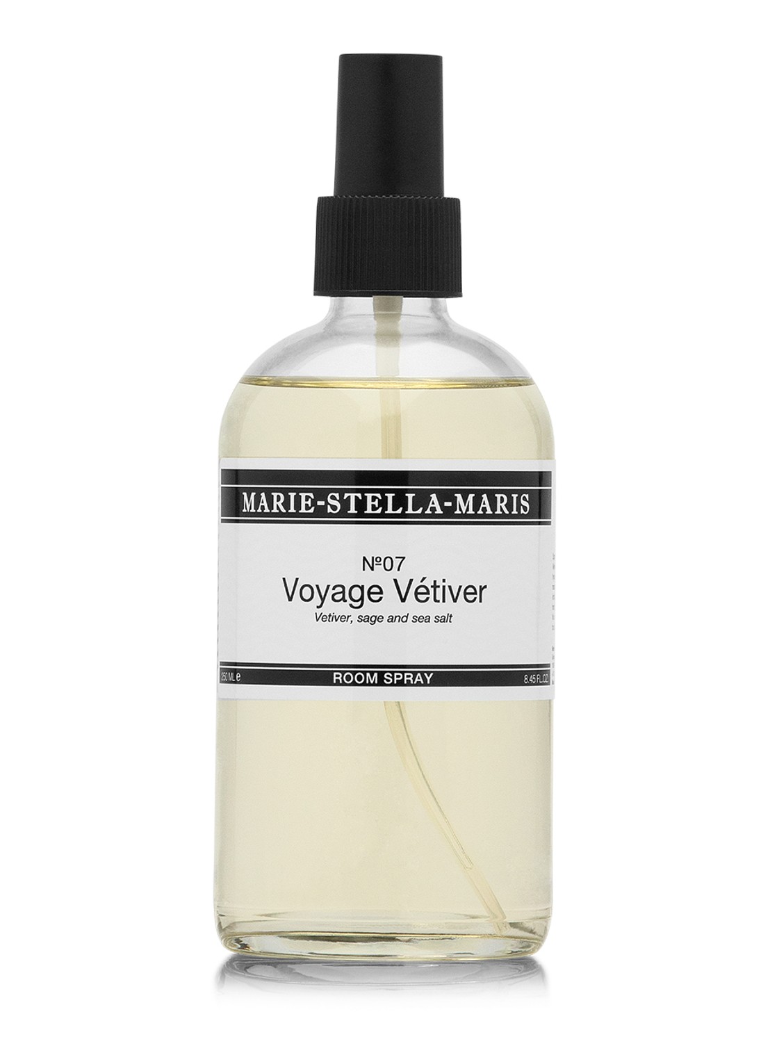 Marie-Stella-Maris No.07 Voyage Vétiver huisparfum 250 ml - voorkant 3 wit