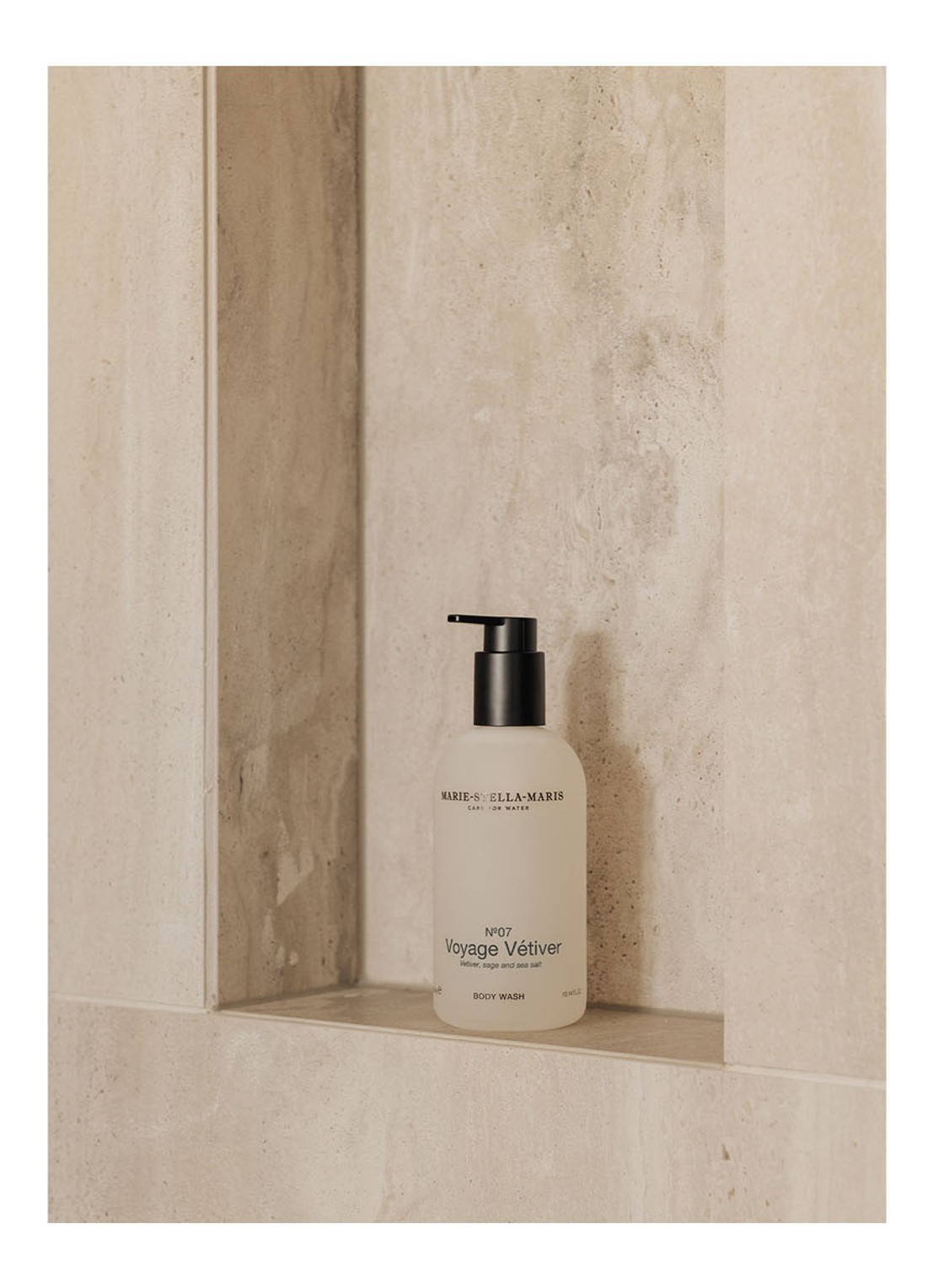 Marie-Stella-Maris No.07 Voyage Vétiver Shower Gel - douchegel 300 ml - voorkant 2 wit