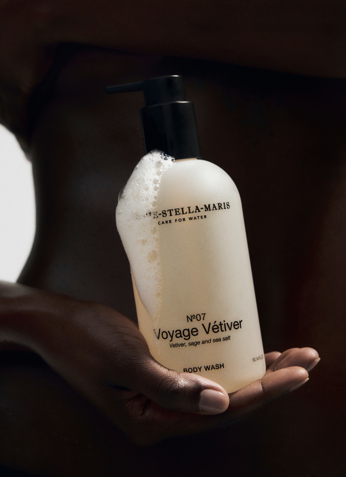 Marie-Stella-Maris No.07 Voyage Vétiver Shower Gel - douchegel 300 ml - voorkant 2 wit