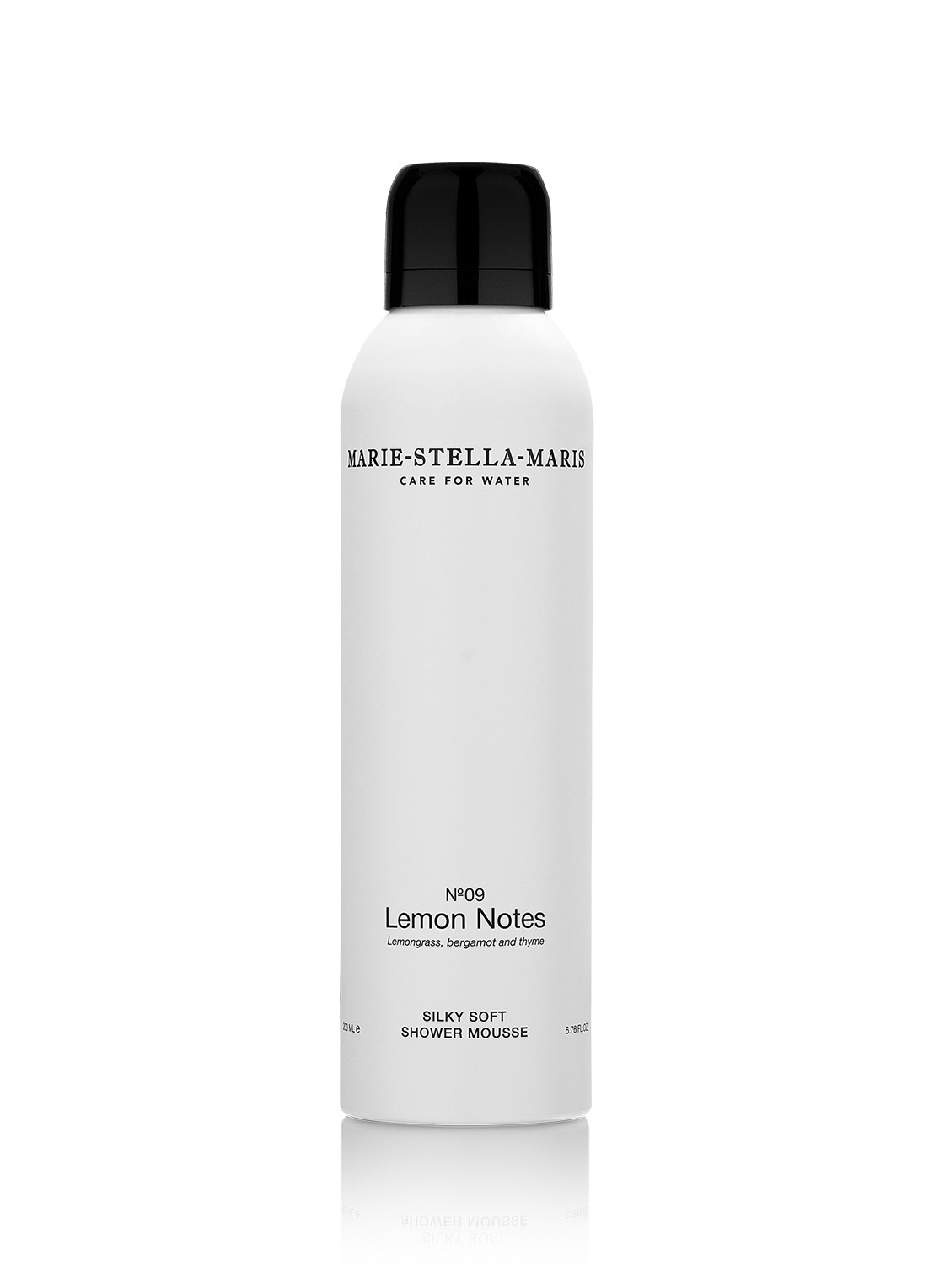 Marie-Stella-Maris No. 09 Lemon Notes Silky Soft Shower Mousse - schuimende douchegel - voorkant wit