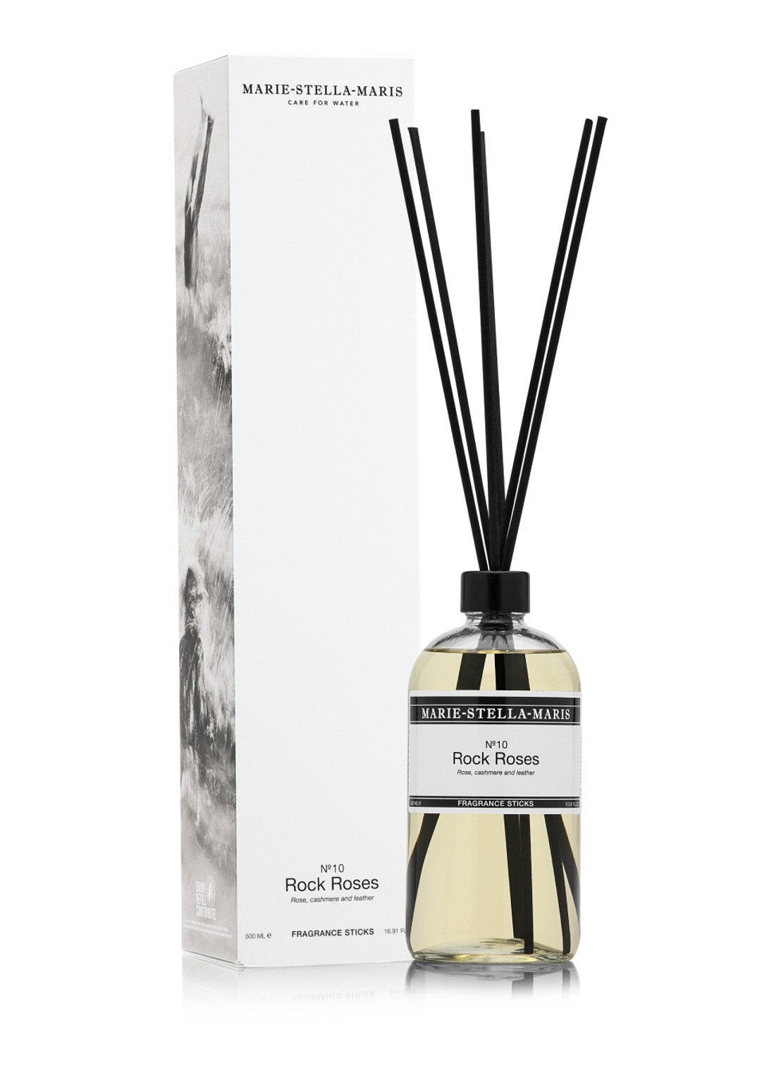 Marie-Stella-Maris No.10 Rock Roses geurstokjes 500 ml - detail 3 transparant