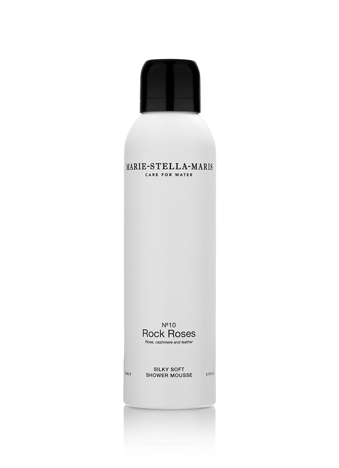 Marie-Stella-Maris No.10 Rock Roses Shower Mousse - douchegel 200 ml - voorkant wit
