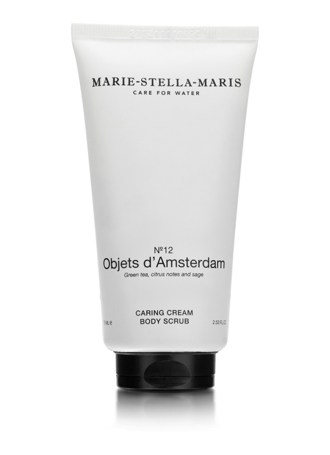 Marie-Stella-Maris No.12 Objets d' Amsterdam bodyscrub 75 ml - voorkant 3 wit