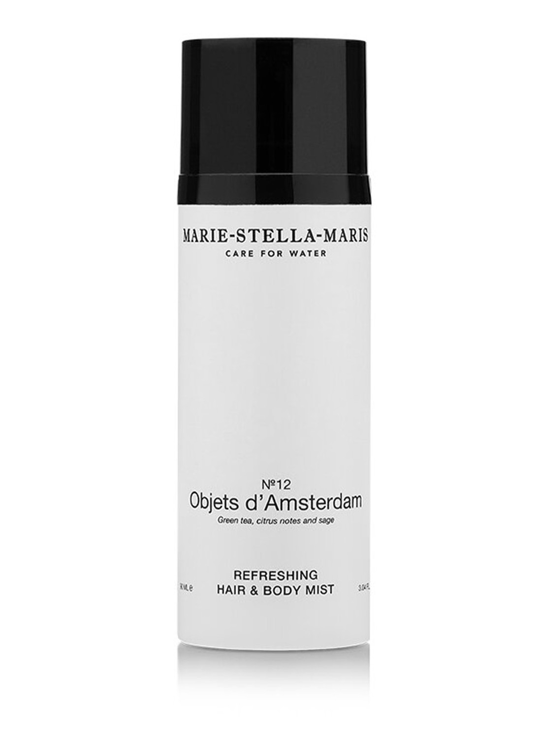 Marie-Stella-Maris No.12 Objets d'Amsterdam Hair & Body Mist 90 ml - voorkant 7 transparant