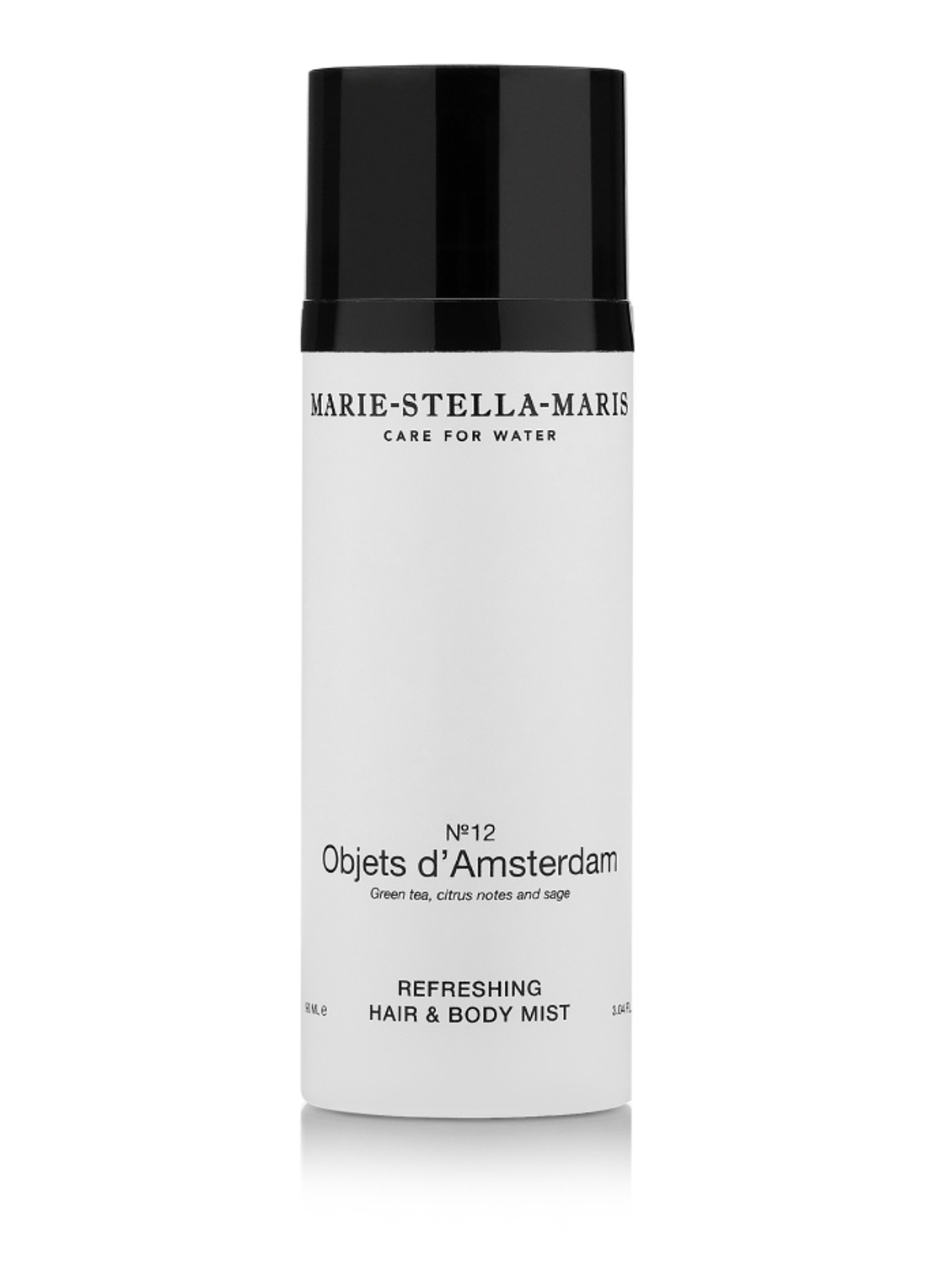 Marie-Stella-Maris No.12 Objets d'Amsterdam Hair & Body Mist 90 ml - voorkant 4 transparant