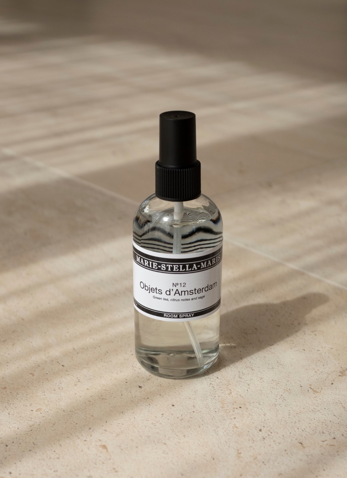 Marie-Stella-Maris No.12 Objets d'Amsterdam huisparfum 100 ml - voorkant 4 wit