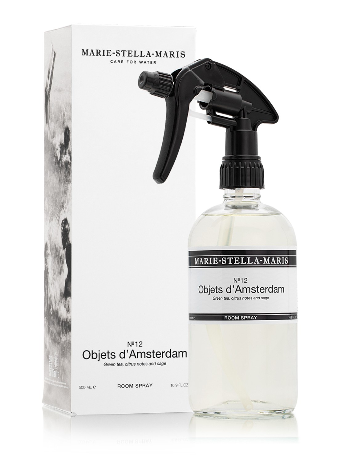 Marie-Stella-Maris No.12 Objets d'Amsterdam huisparfum 100 ml - detail 2 wit