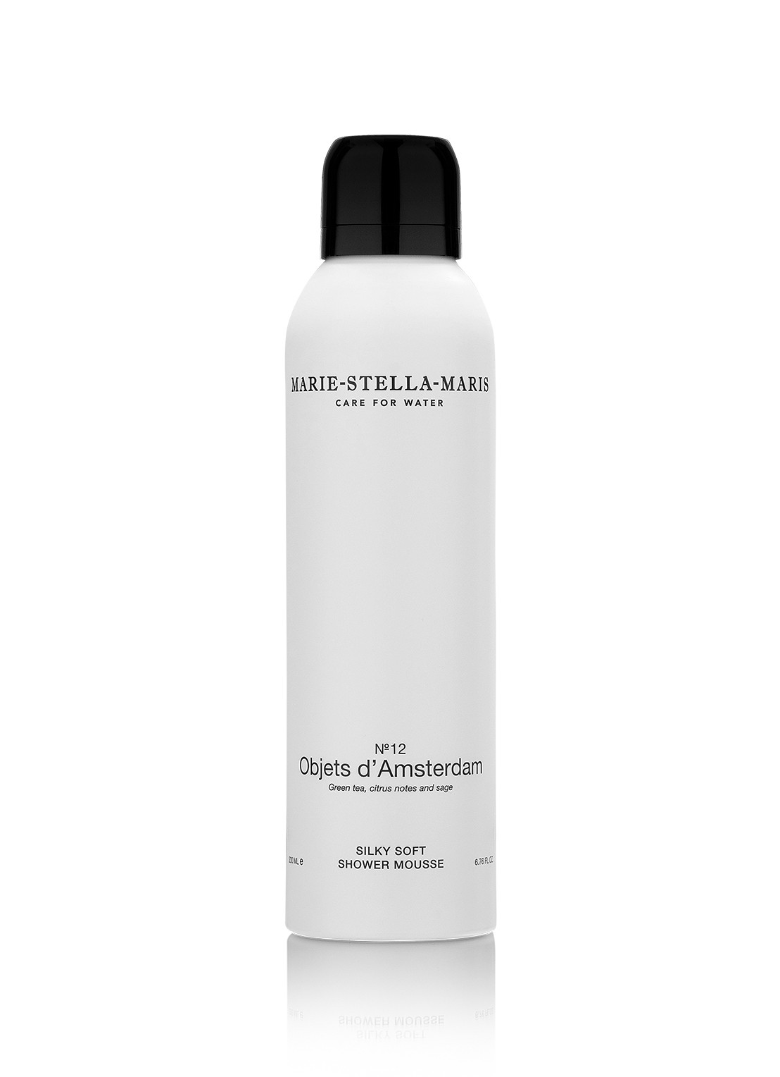 Marie-Stella-Maris No.12 Objets d’Amsterdam Shower Mousse - douchegel 200 ml - voorkant wit