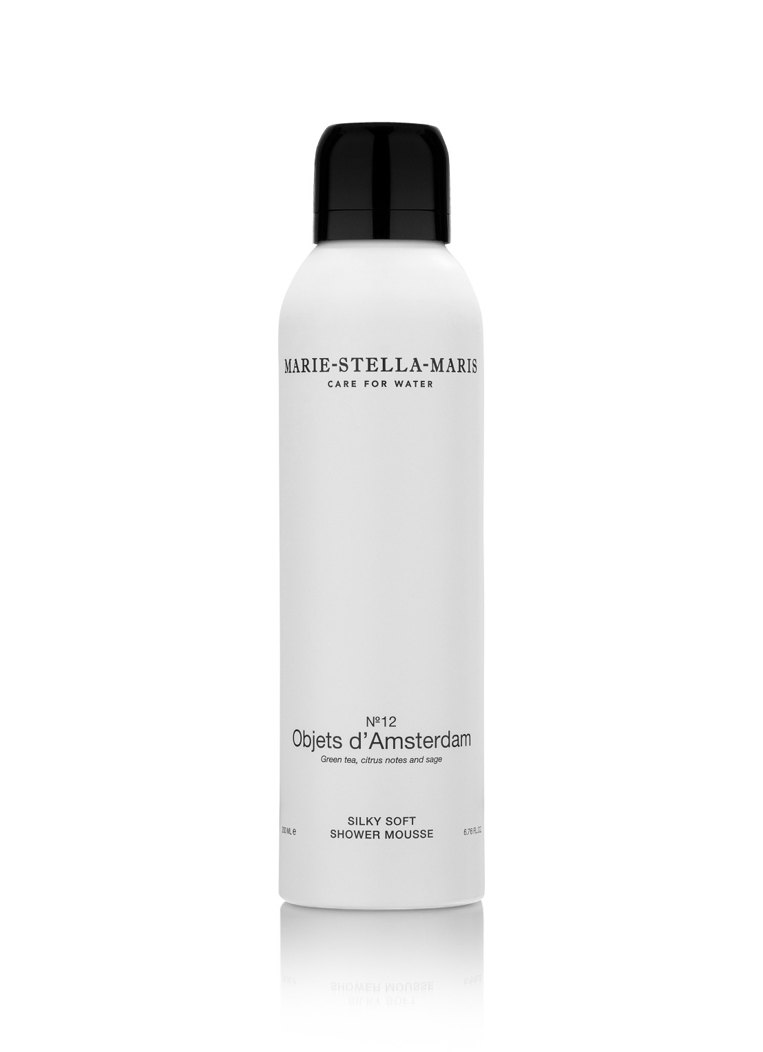 Marie-Stella-Maris No.12 Objets d’Amsterdam Shower Mousse - douchegel 200 ml - voorkant 2 wit