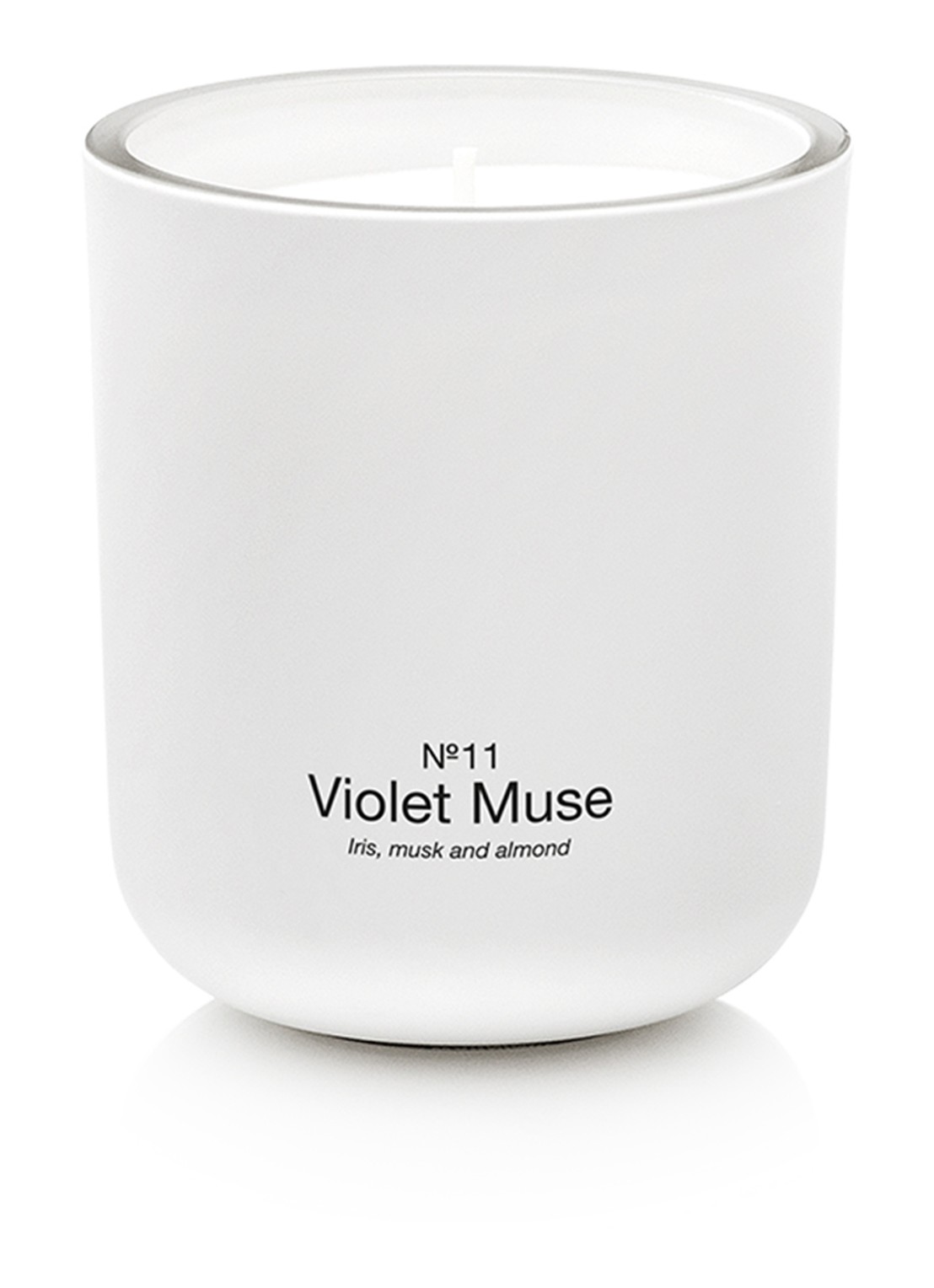 Marie-Stella-Maris Violet Muse geurkaars 300 gram - voorkant 2 wit
