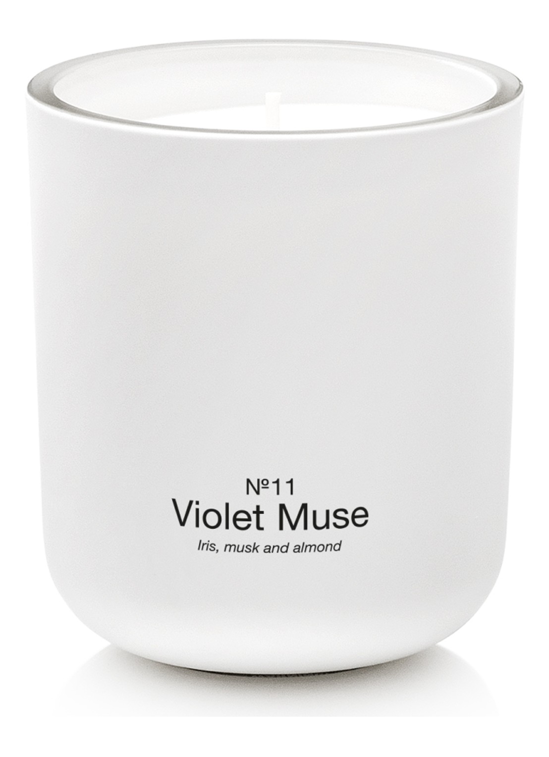 Marie-Stella-Maris Violet Muse geurkaars 300 gram - voorkant wit