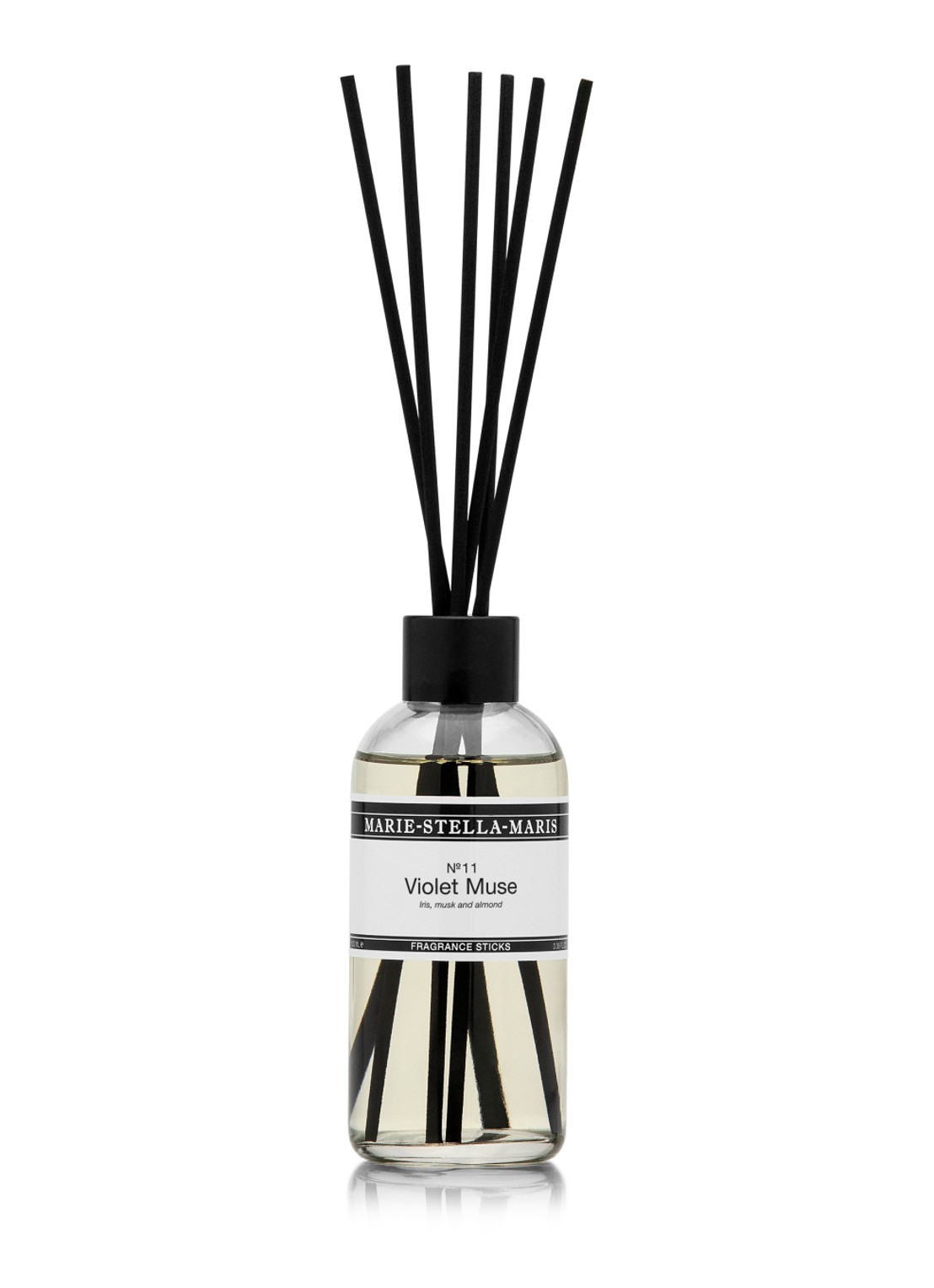 Marie-Stella-Maris Violet Muse geurstokjes 100 ml - voorkant 2 transparant