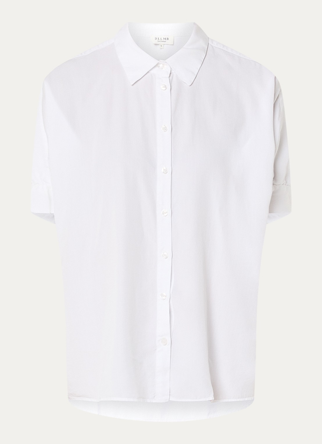 Marina blouse met ballonmouw - voorkant wit