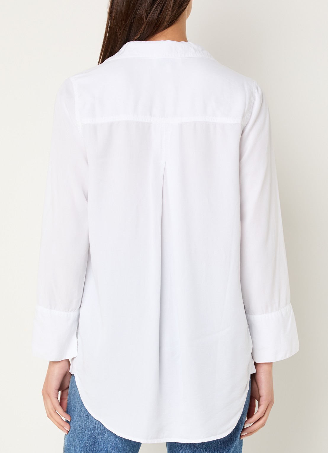 Marley blouse met kraag - achterkant 4 wit