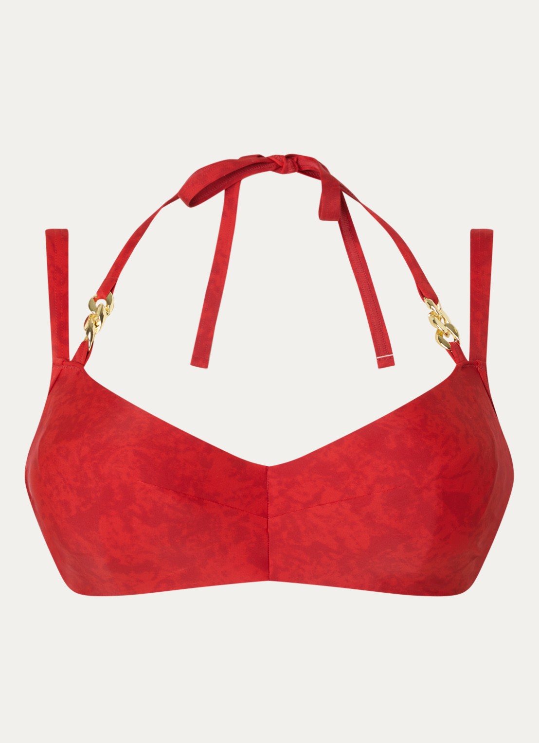 Marlies Dekkers Acapulca bikinitop met print - voorkant rood