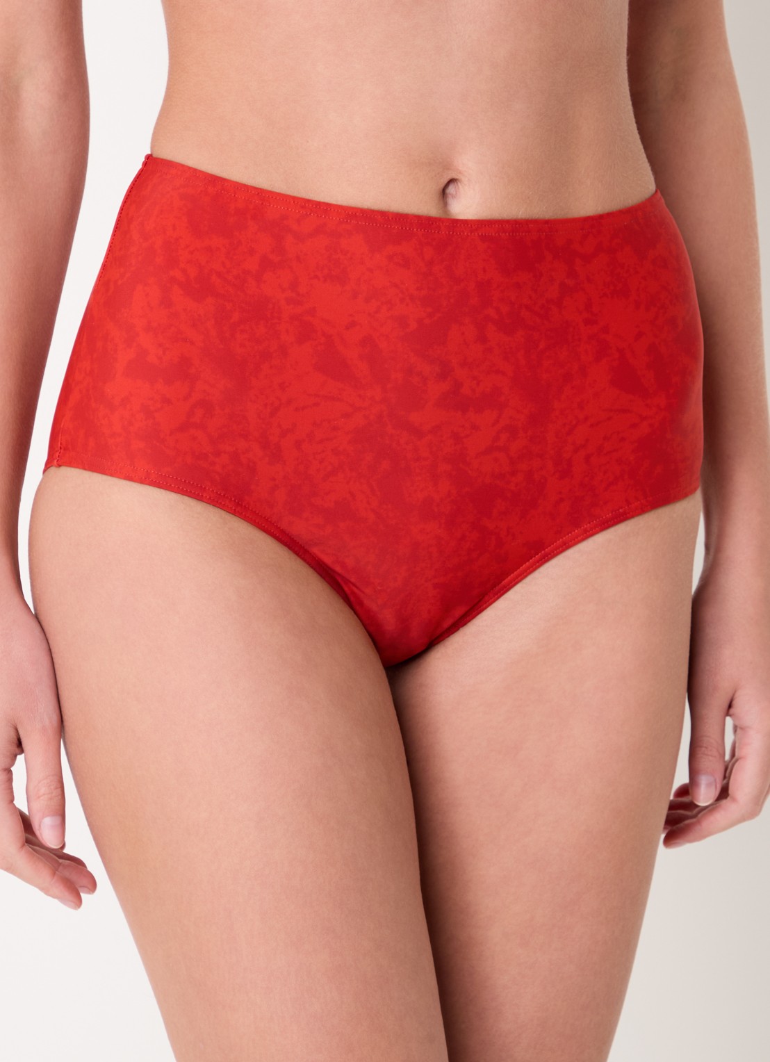 Marlies Dekkers Acapulco high waisted bikinislip met print - detail rood
