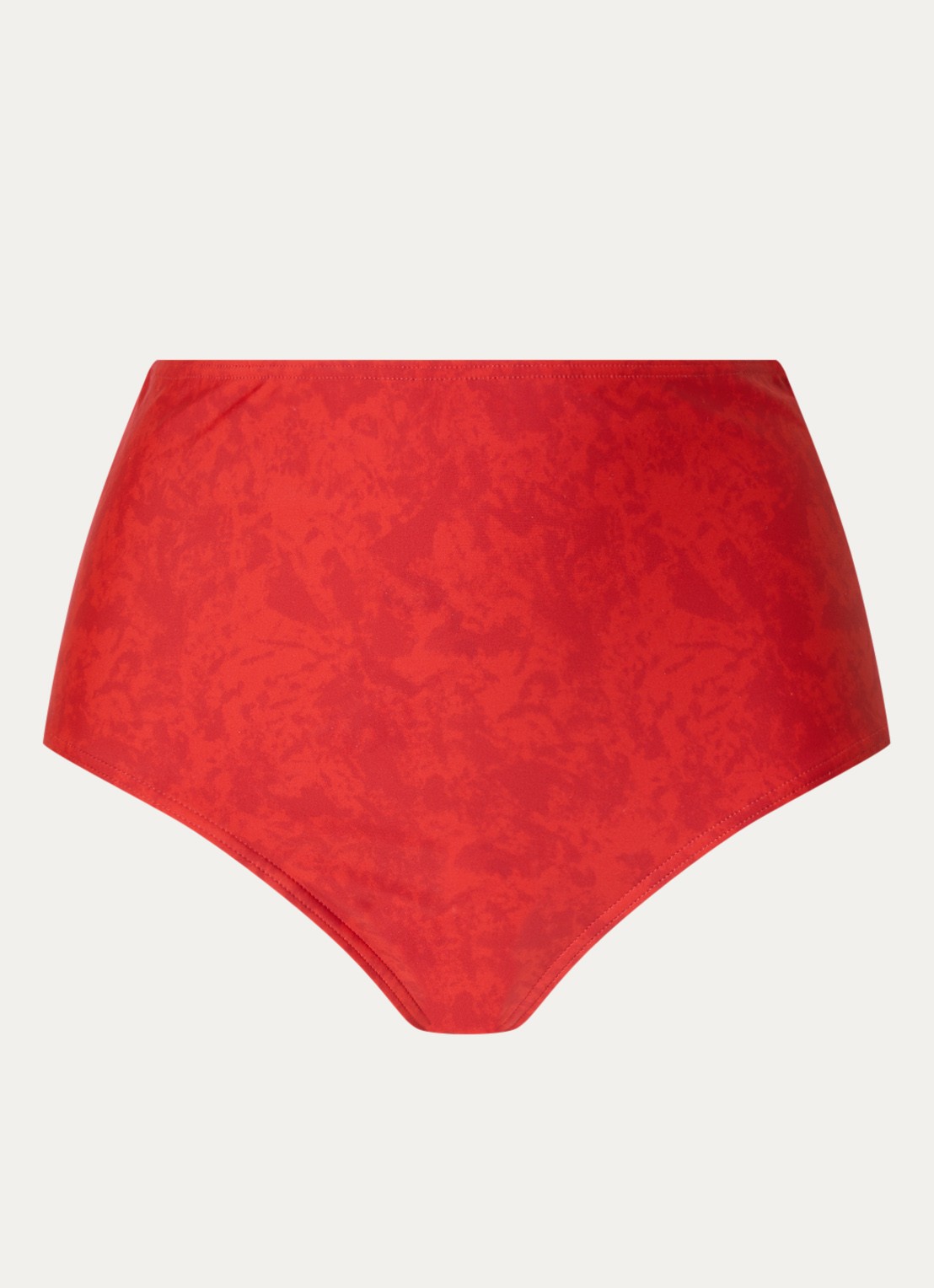 Marlies Dekkers Acapulco high waisted bikinislip met print - voorkant 3 rood