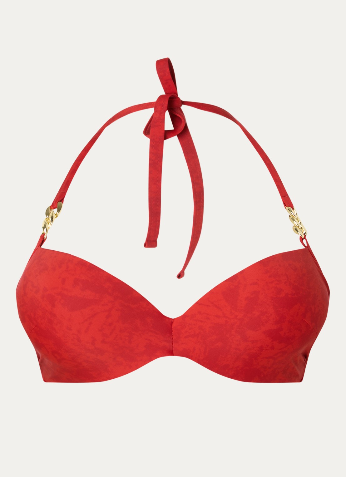 Marlies Dekkers Acapulco push-up bikinitop met print - voorkant 4 rood