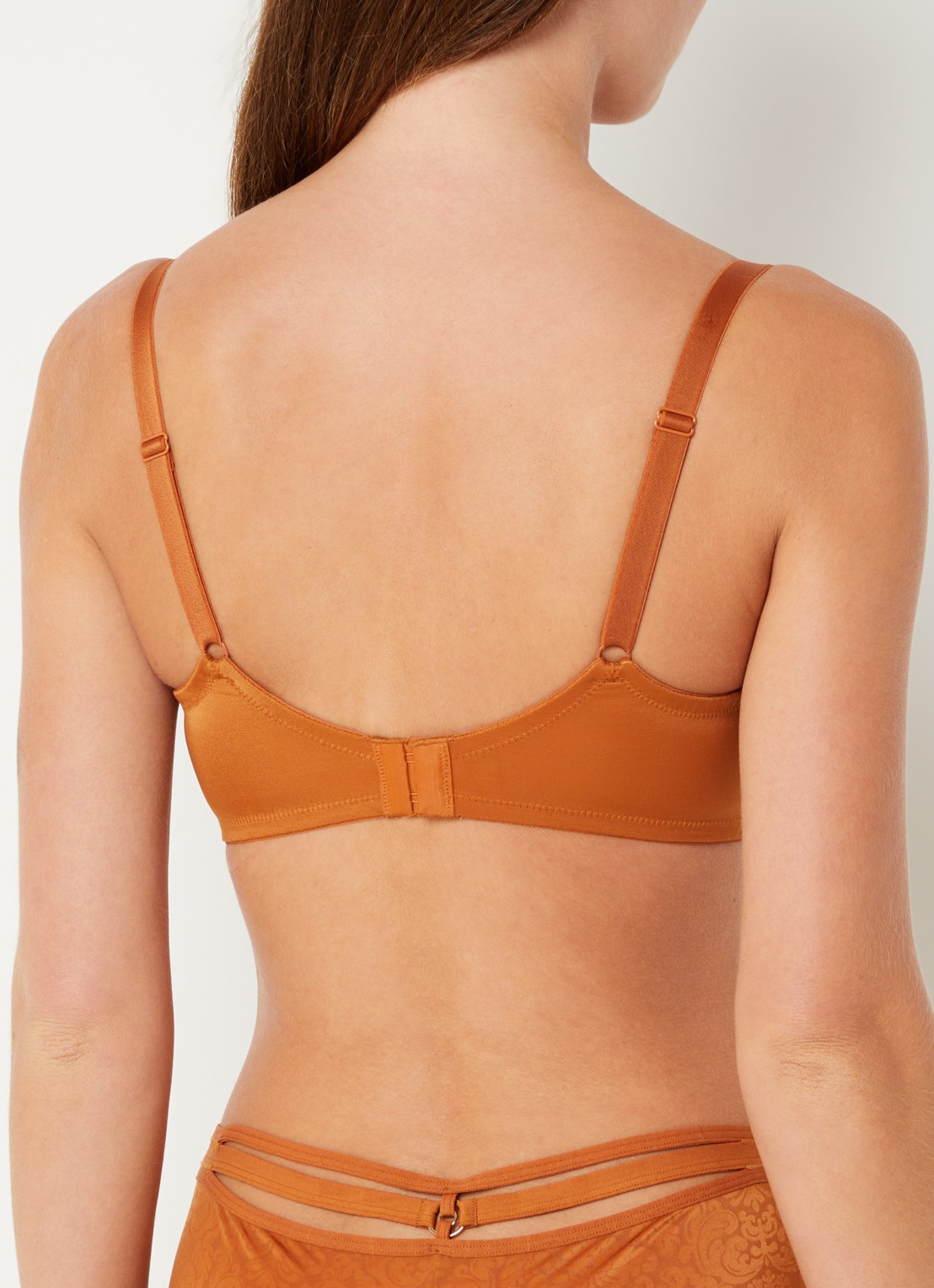 Marlies Dekkers Balconette bh met print - achterkant cognac