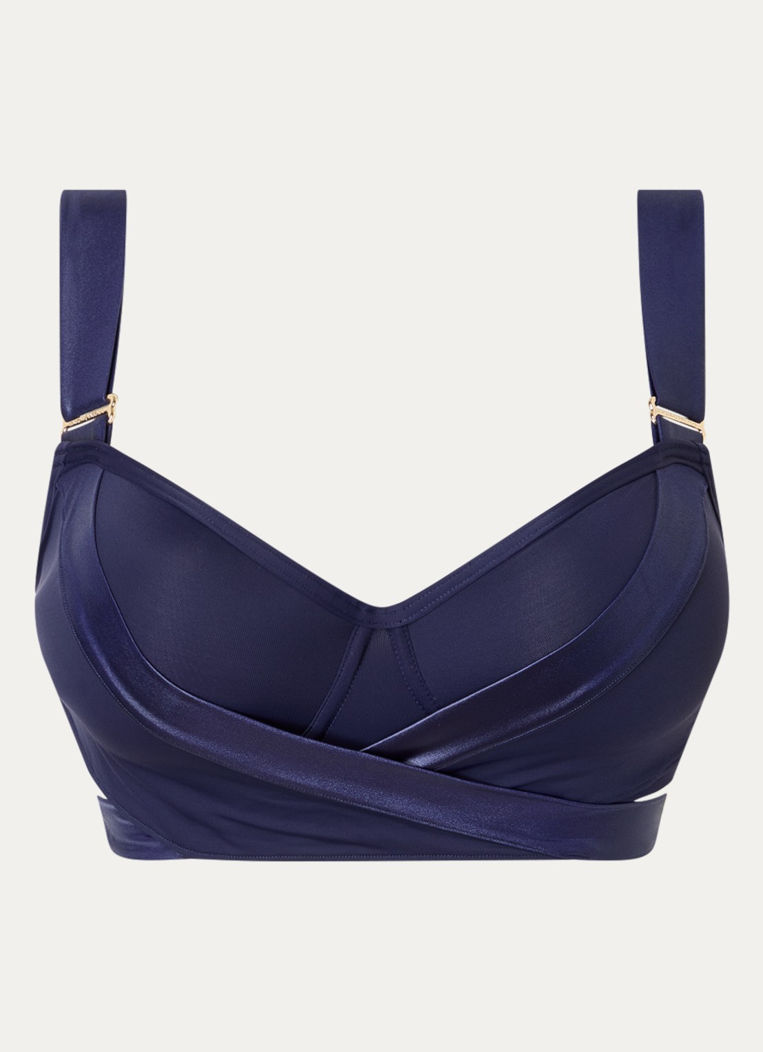 Marlies Dekkers Cache Coeur balconette bikinitop met beugelondersteuning - voorkant 4 donkerblauw