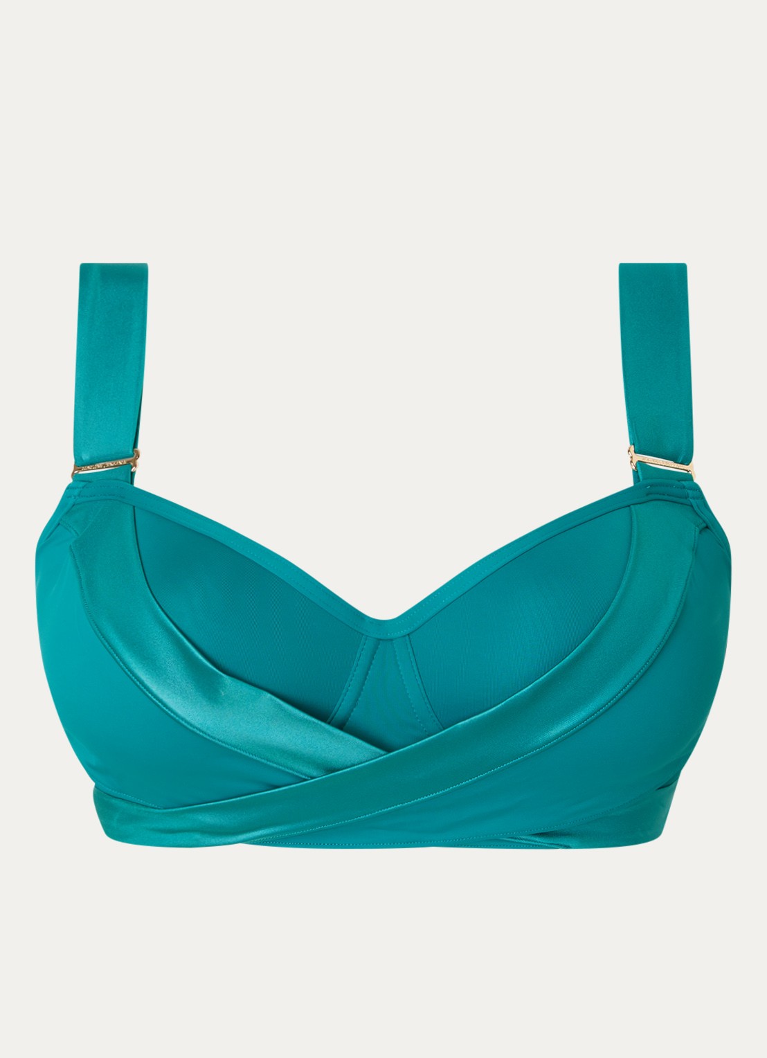 Marlies Dekkers Cache Coeur balconette bikinitop - voorkant 4 zeegroen