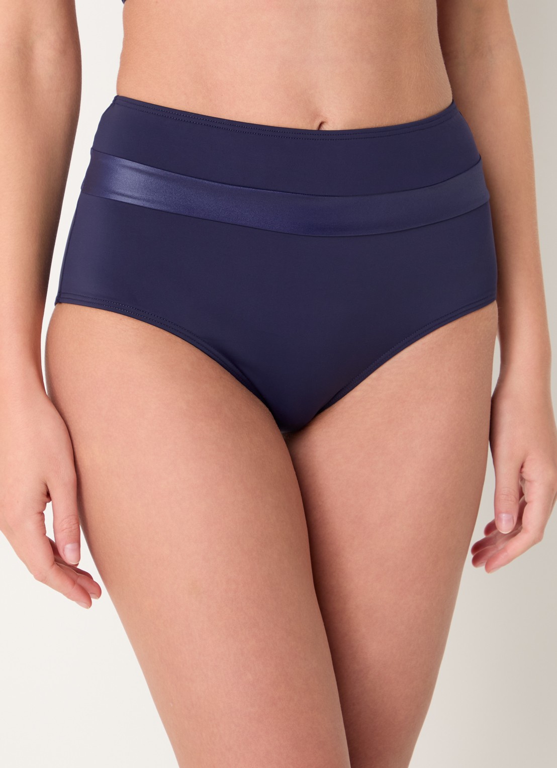 Marlies Dekkers Cache Coeur high waisted bikinislip - detail 2 donkerblauw