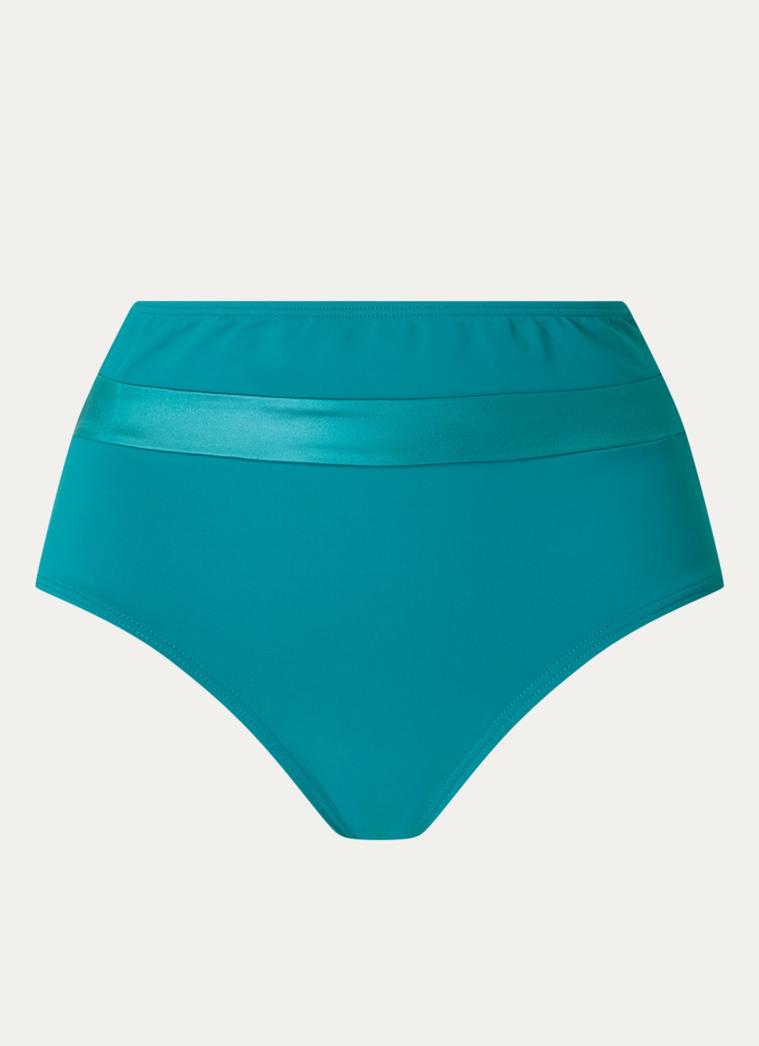 Marlies Dekkers Cache Coeur high waisted bikinislip - voorkant 3 zeegroen