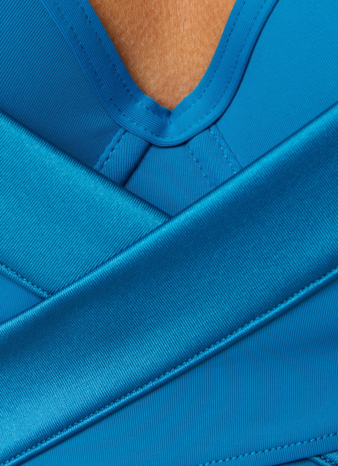 Marlies Dekkers Cache Coeur push-up bikinitop met gekruiste banden - detail 5 petrol