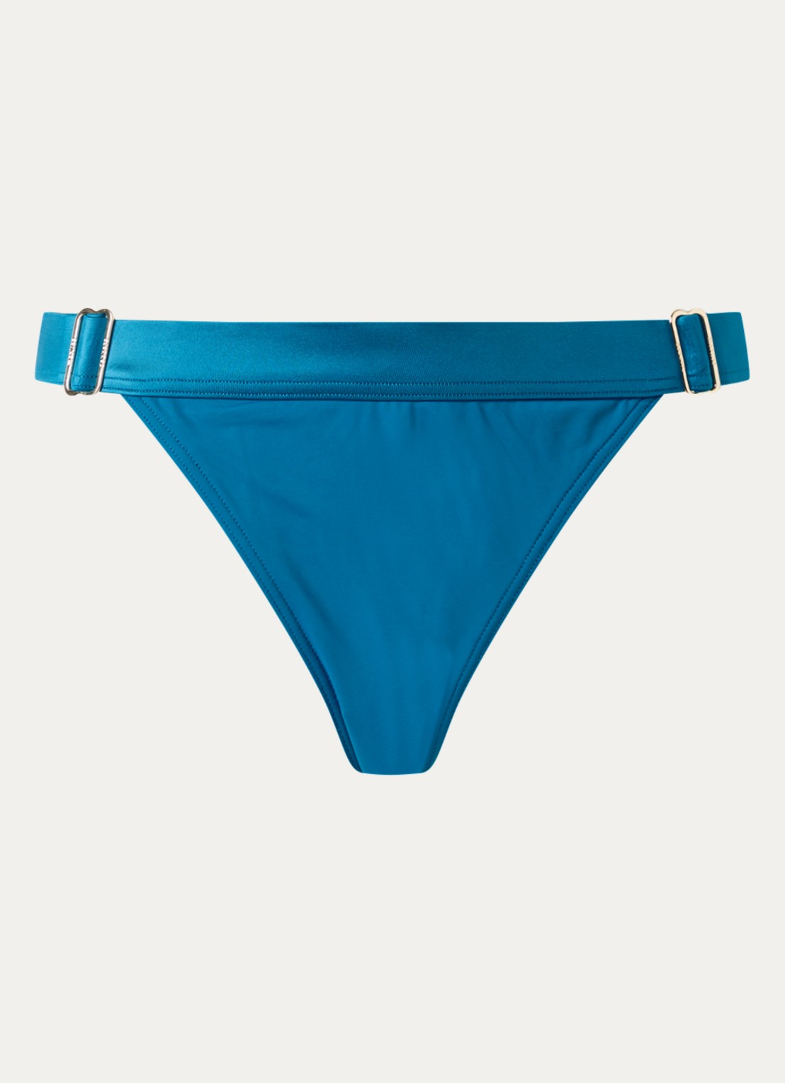 Marlies Dekkers Cache Coeur tanga bikinislip met verstelbare band - voorkant 2 petrol