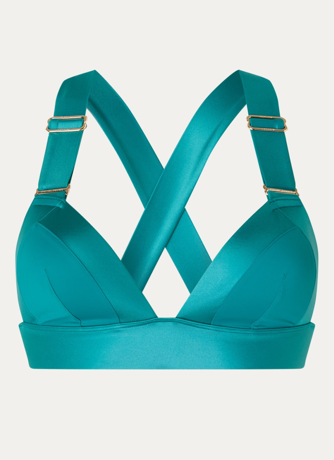 Marlies Dekkers Cache Coeur voorgevormde bikinitop - voorkant 2 zeegroen