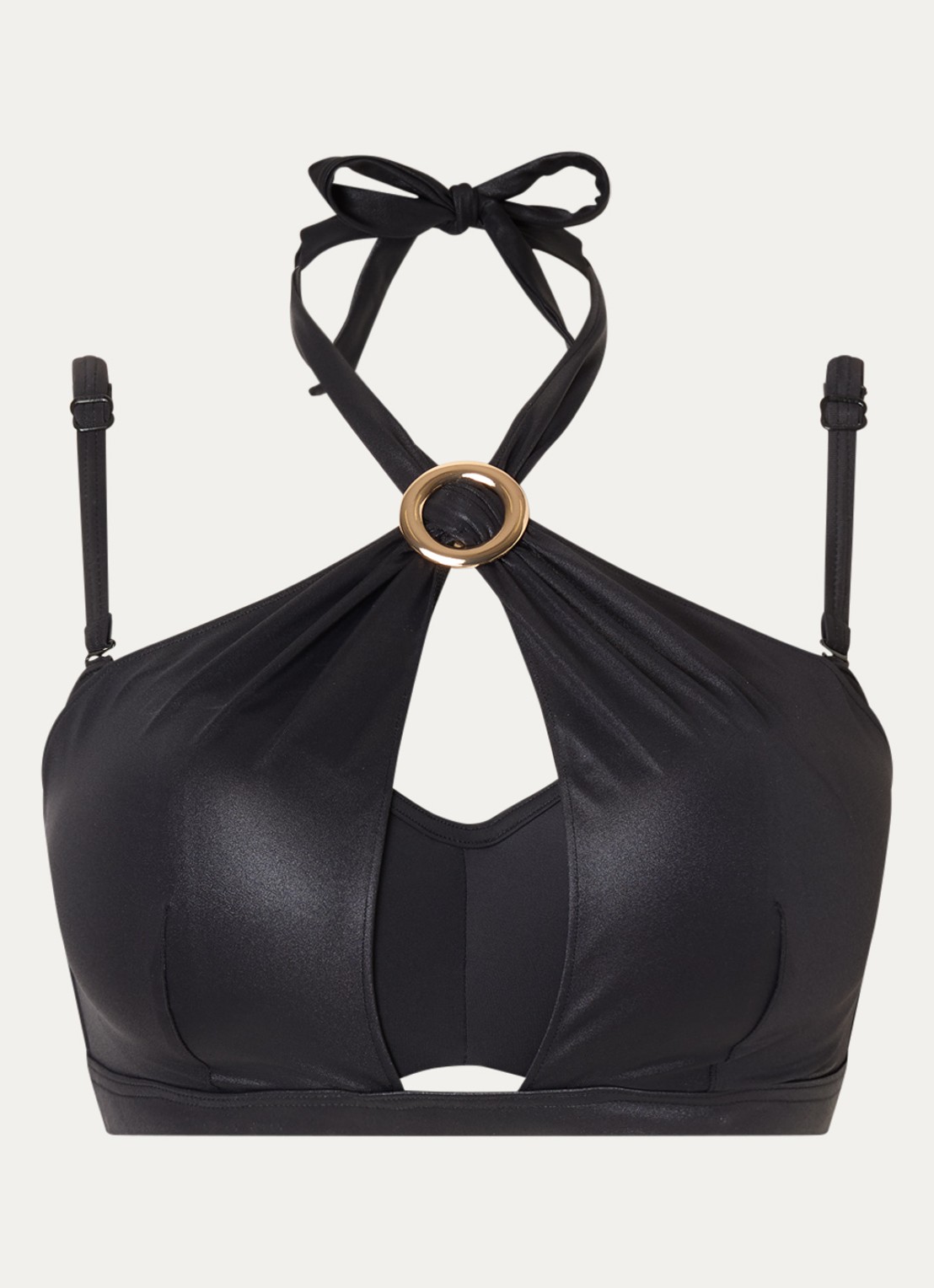 Marlies Dekkers Conchita voorgevormde bikinitop met afneembare bandjes - voorkant zwart