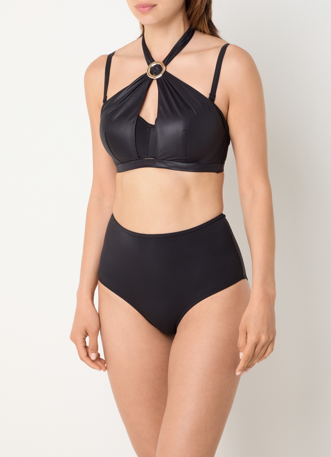Marlies Dekkers Conchita voorgevormde bikinitop met afneembare bandjes - voorkant 2 zwart