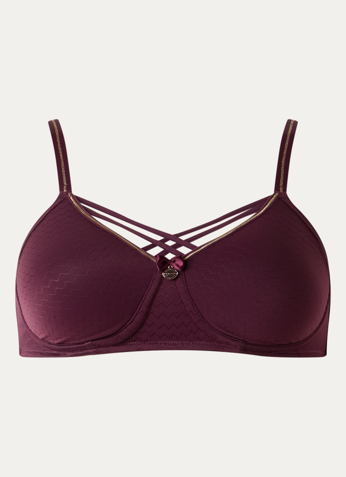 Marlies Dekkers Dame De Paris beugel bh - voorkant 4 bordeauxrood