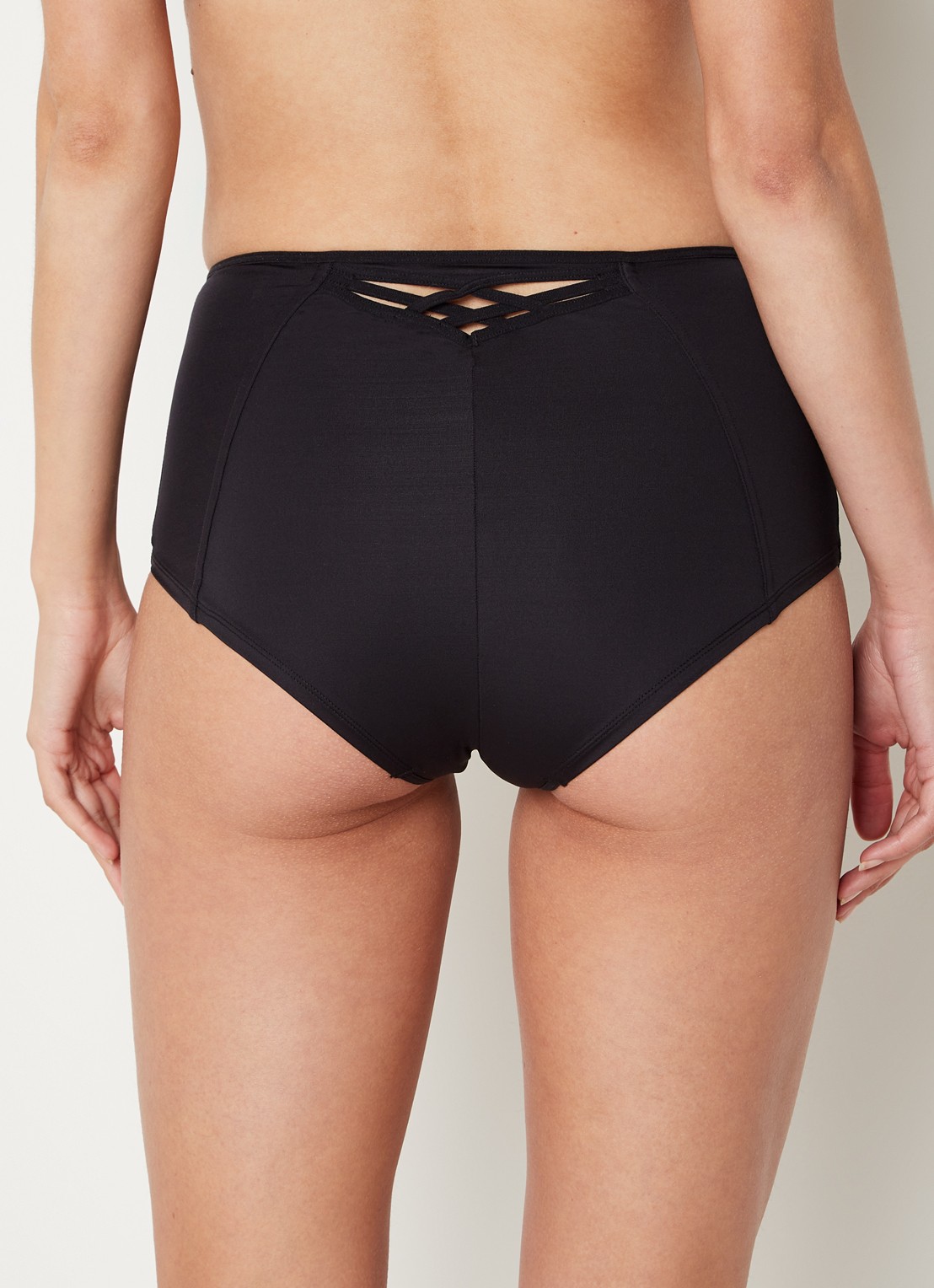 Marlies Dekkers Dame de Paris high waisted shorty met cut-out detail - achterkant zwart