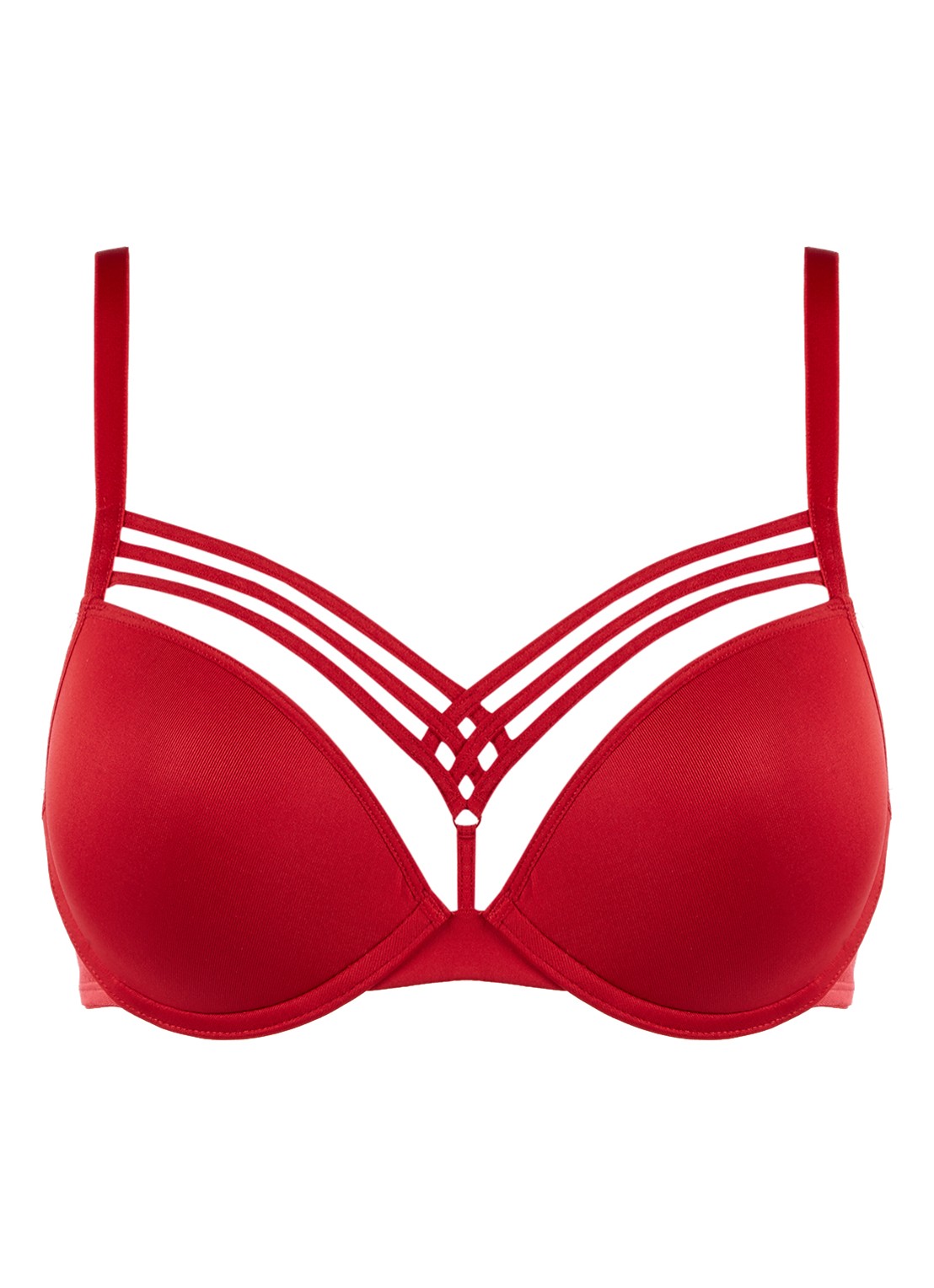 Marlies Dekkers Dame de Paris push-up bh - voorkant 3 steenrood