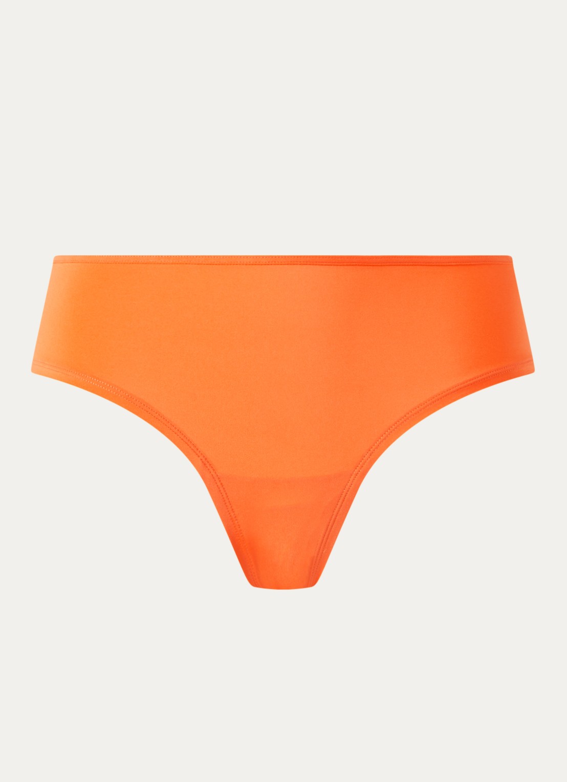 Marlies Dekkers Dame De Paris tanga met gekruiste banden - voorkant 4 oranjerood