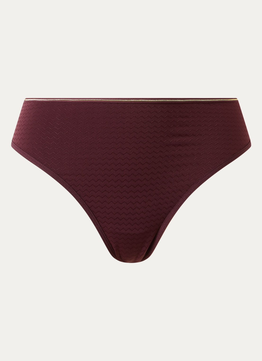 Marlies Dekkers Dame De Paris tanga - voorkant 3 aubergine
