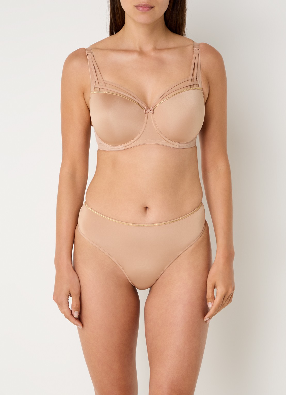 Marlies Dekkers Dame De Paris tanga - voorkant 5 beige