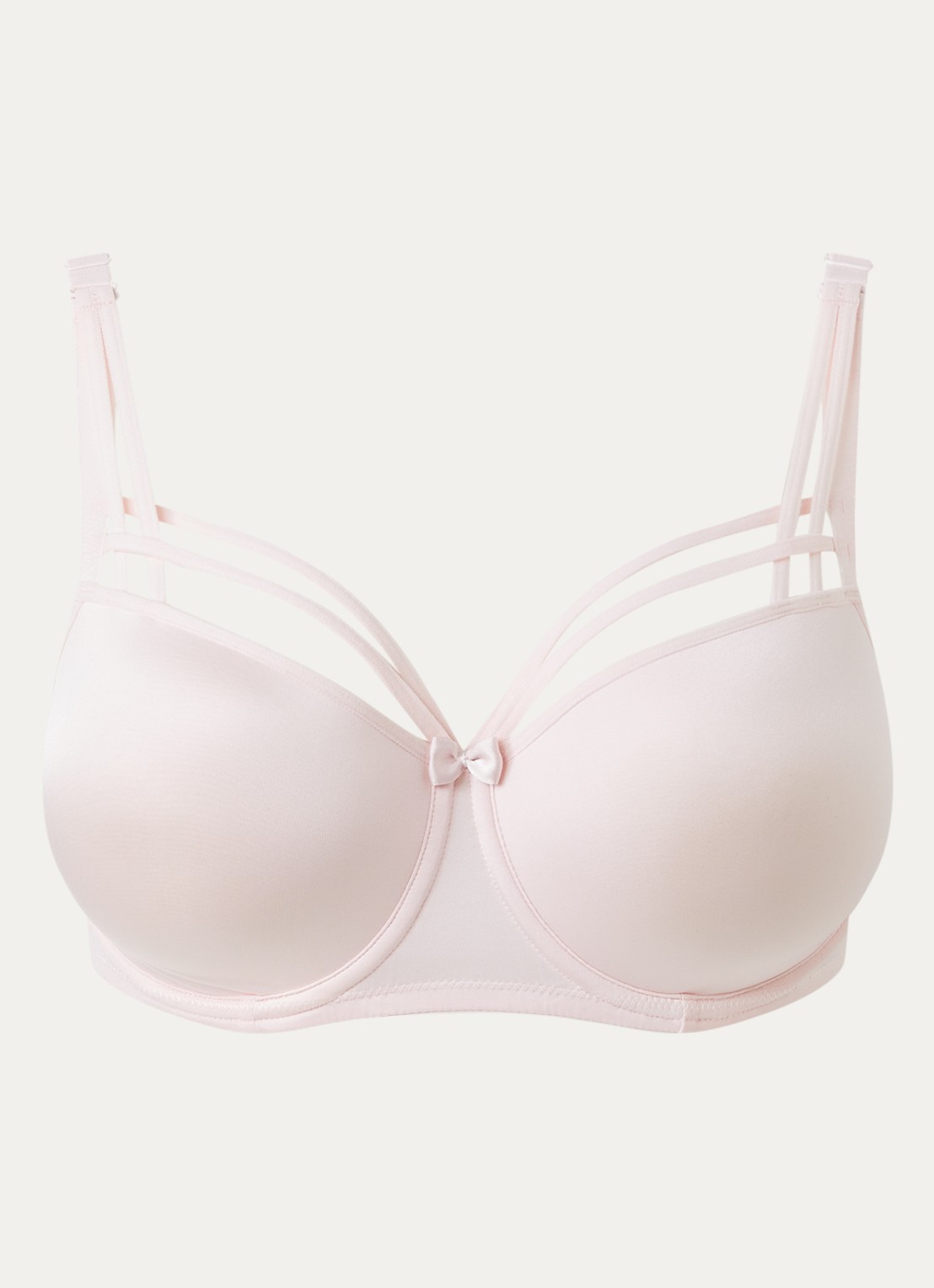 Marlies Dekkers Dame De Paris voorgevormde balconette bh  - voorkant 3 lichtroze