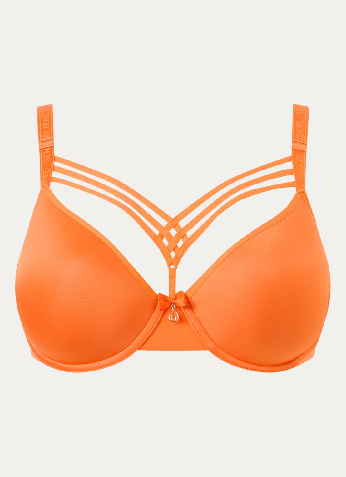 Marlies Dekkers Dame De Paris voorgevormde plunge bh - voorkant orange