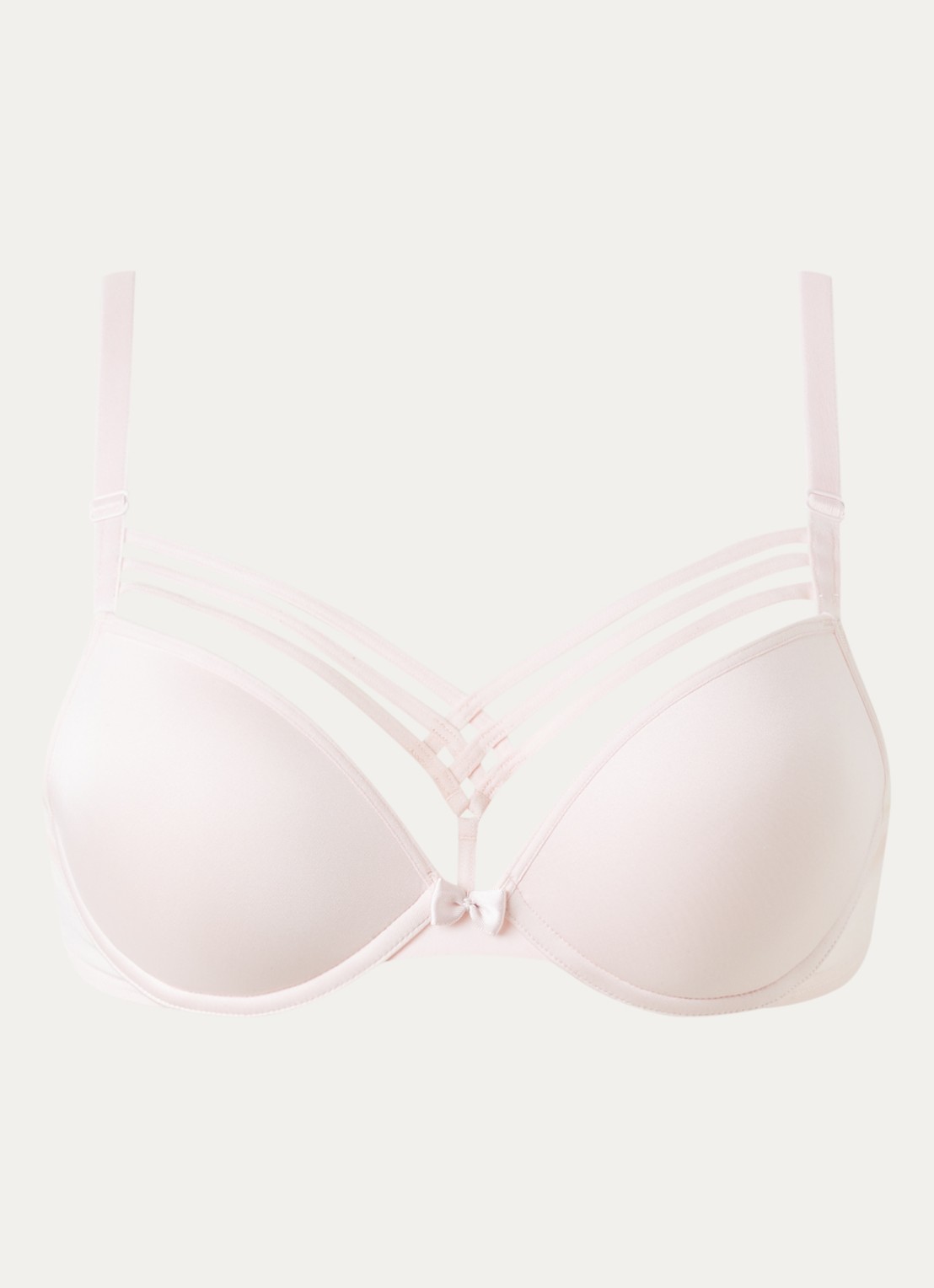 Marlies Dekkers Dame De Paris voorgevormde push-up bh  - voorkant 3 lichtroze